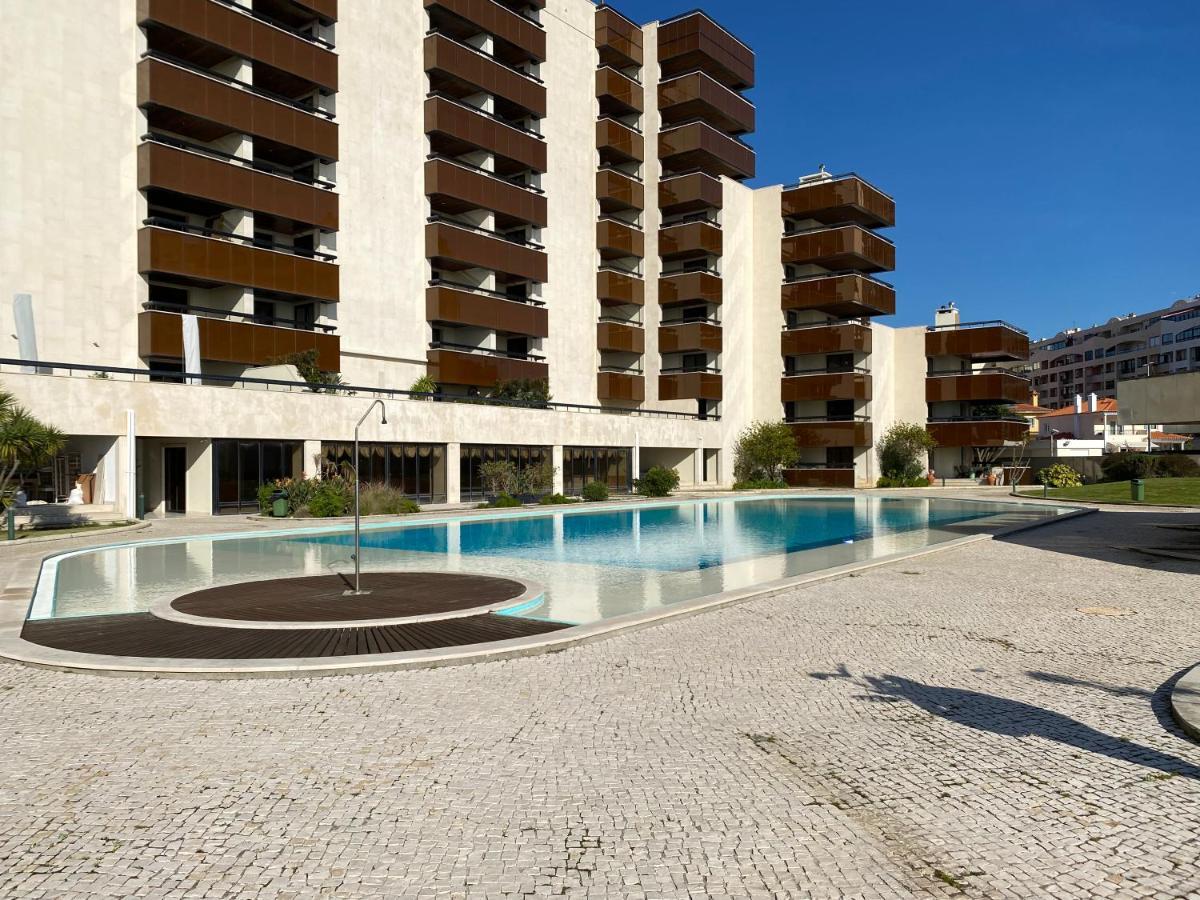 Apartamento Lujoso Ap con piscina frente al mar Cascaes Exterior foto