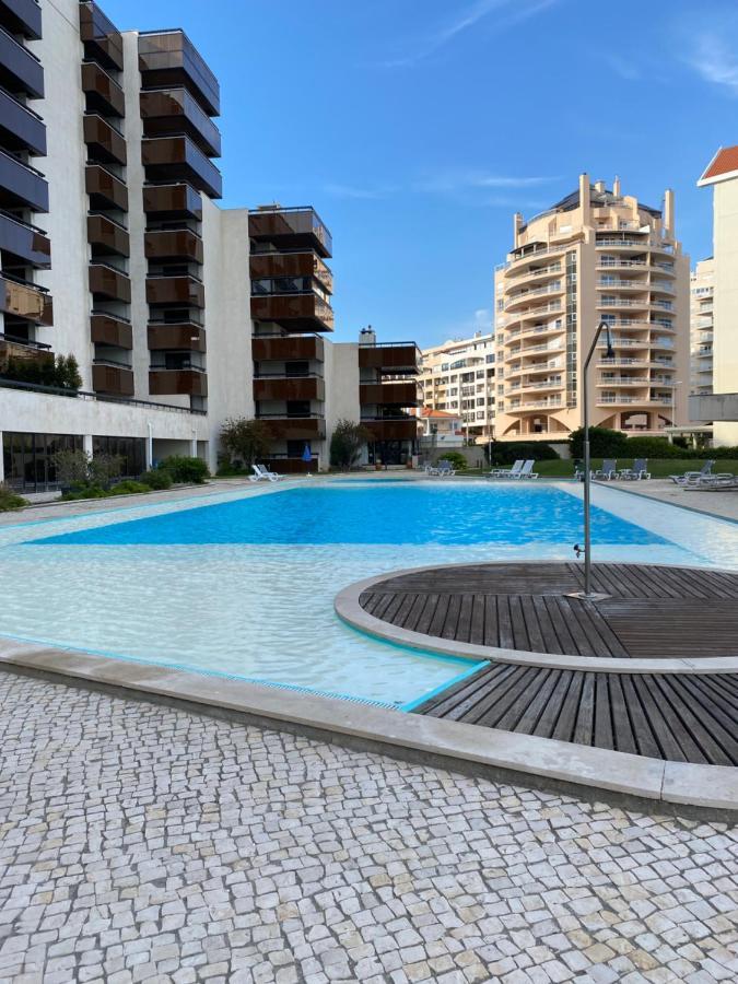 Apartamento Lujoso Ap con piscina frente al mar Cascaes Exterior foto