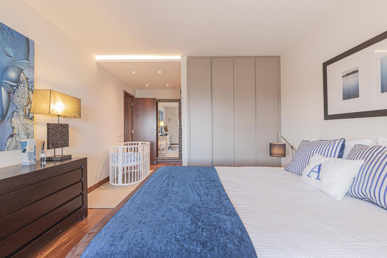 Apartamento Lujoso Ap con piscina frente al mar Cascaes Exterior foto